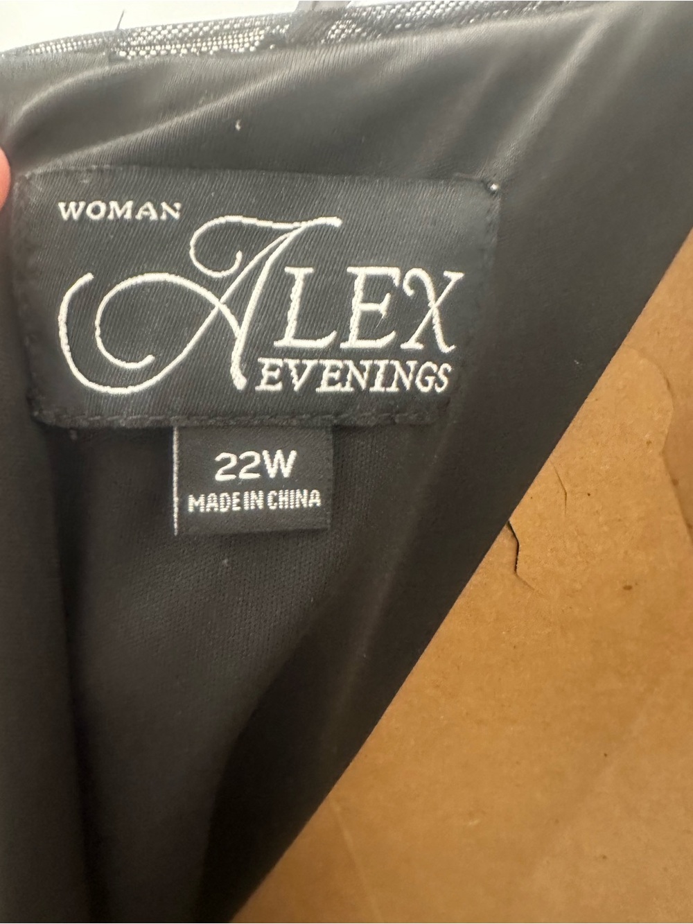 Alex Evenings Black Women’s Robe or Evening Cover-Up